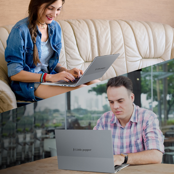 Little pepper computerS 14 Inch Laptop Computer, 6600mAh Battery, Ultra-Slim 0.55 Inch, Type-C and USB-A Ports