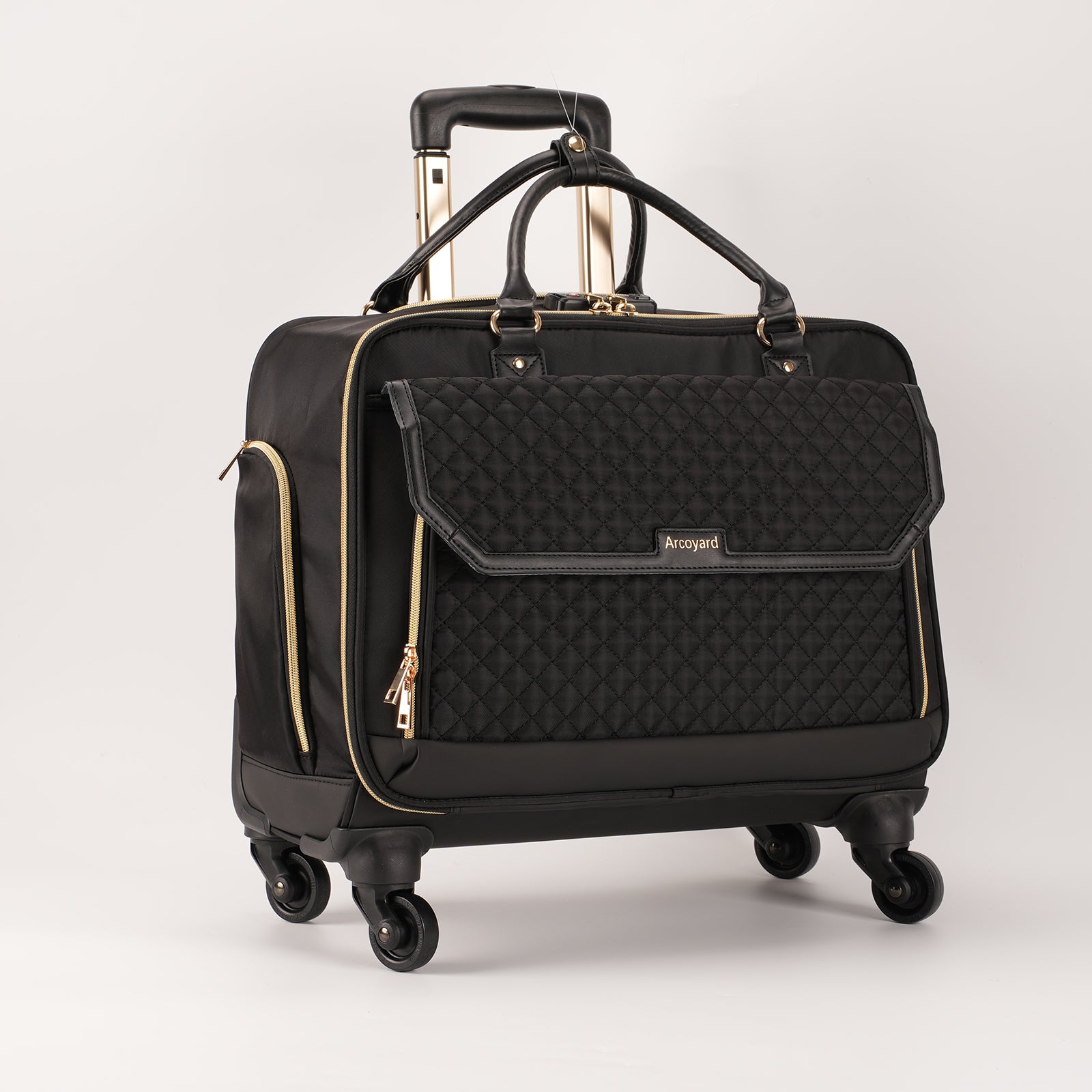 Arcoyard Rolling Laptop Bag, Briefcase for Women