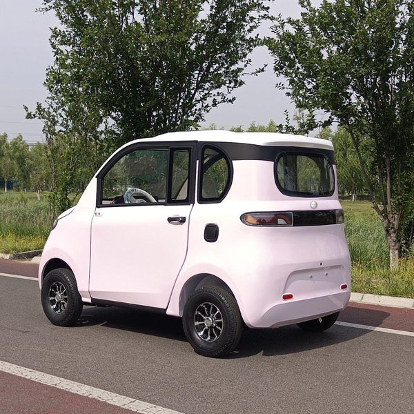 OLOEY Electric cars Mini Electric Car, Compact 4-Wheel Vehicle, Adult Ride-On