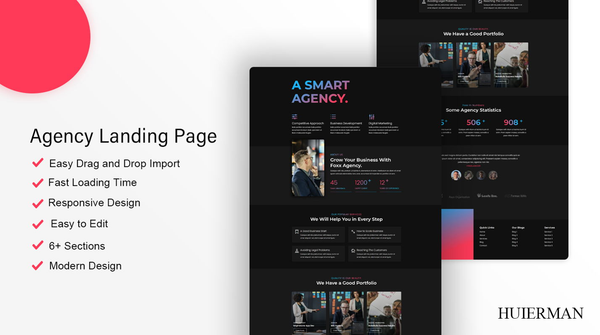 HUIERMAN Layout services for advertising purposes