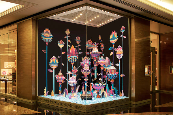 PulseSense  Retail shop window display arrangement services