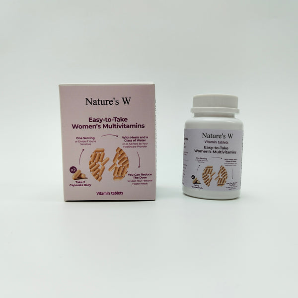 Nature's W Vitamin tablets Premium Multivitamin Supplement for Men & Women, 30 Softgels, Supports Immune System, Energy