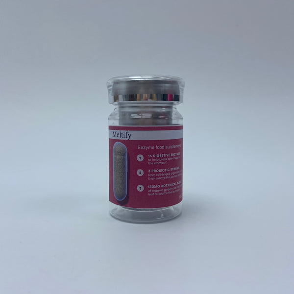 Meltify Enzyme food supplements 16 Digestive Enzymes + Probiotics & Botanical Blends, 60 Capsules for Digestive Health and Gut Wellness