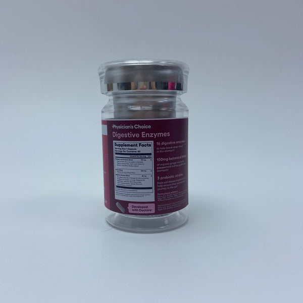 Meltify Enzyme food supplements 16 Digestive Enzymes + Probiotics & Botanical Blends, 60 Capsules for Digestive Health and Gut Wellness