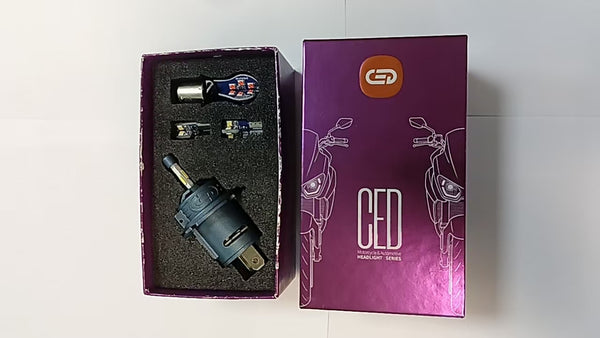 CED lights for vehicles Super bright and powerful motorcycle and car LED lens headlights modification special kit with decoding