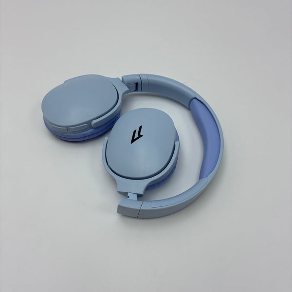 headphones Portable headphones with Bluetooth, foldable wireless headphones, soft ear cushions