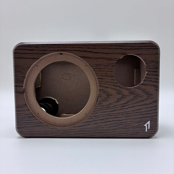cabinets for loudspeakers Wooden speaker cabinet with DIY speaker enclosure, assembly of empty cabinet for audio equipment