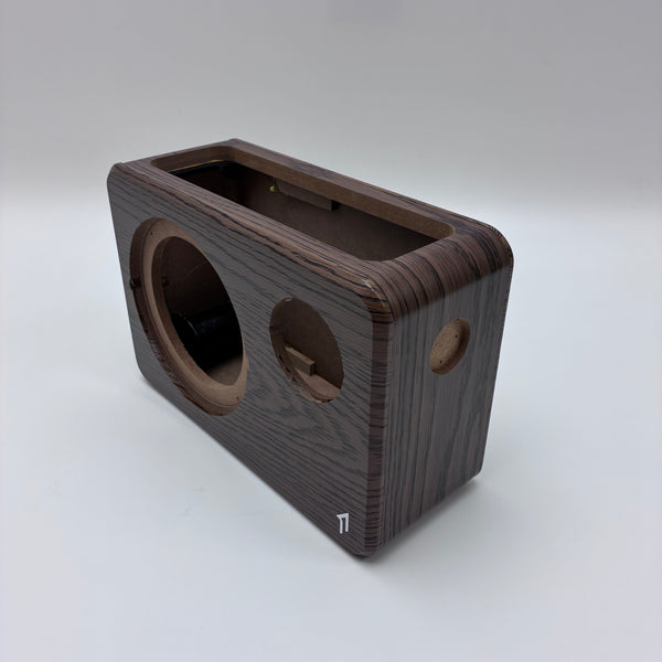 cabinets for loudspeakers Wooden speaker cabinet with DIY speaker enclosure, assembly of empty cabinet for audio equipment
