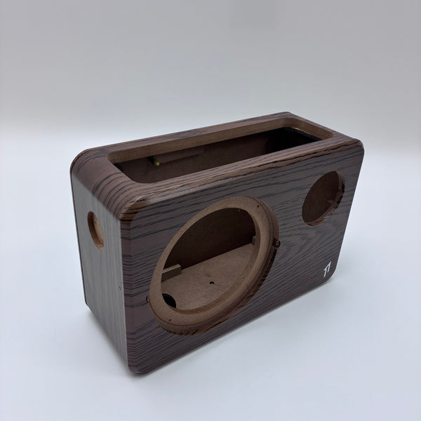 cabinets for loudspeakers Wooden speaker cabinet with DIY speaker enclosure, assembly of empty cabinet for audio equipment