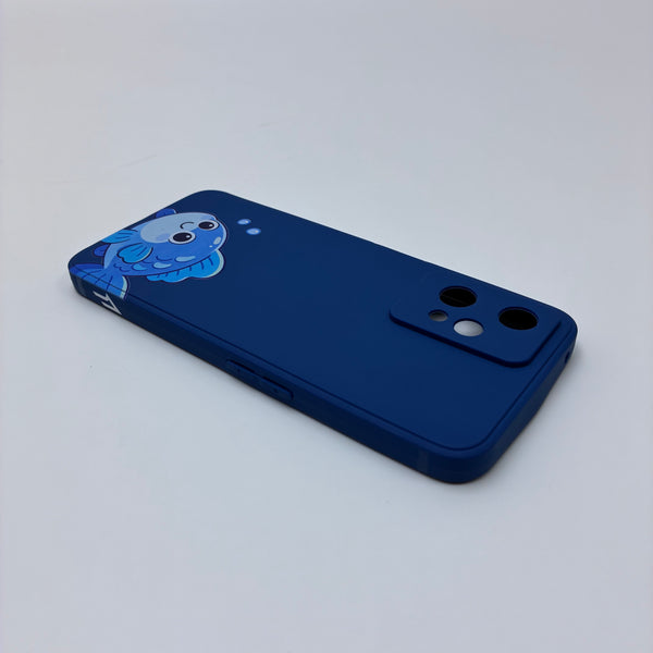 smart phone covers Cartoon Fish Phone Case, All-Enclosing Silicone Phone Protection Cover