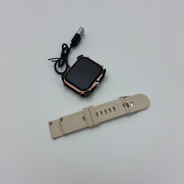 smart watch (data processing) Square-shaped smartwatch, multi-functional data monitoring sports smart wristwatch