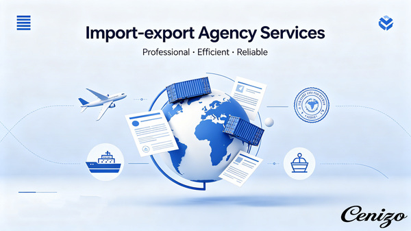 CENIZO Import-export agency services