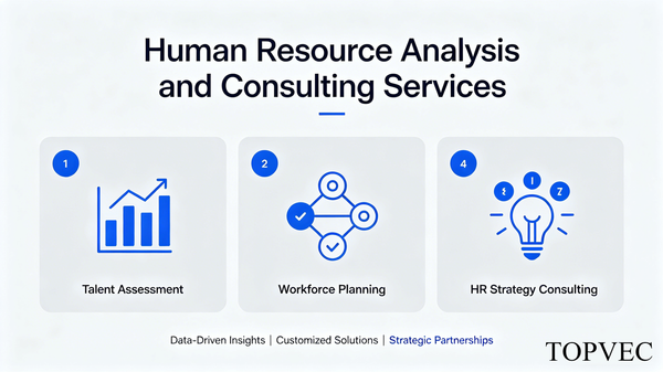 TOPVEC Human resource analysis and consulting services Data-Driven Workforce Insights, Talent Management Strategy, Employee Engagement Solutions