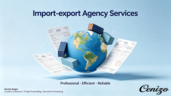 CENIZO Import-export agency services