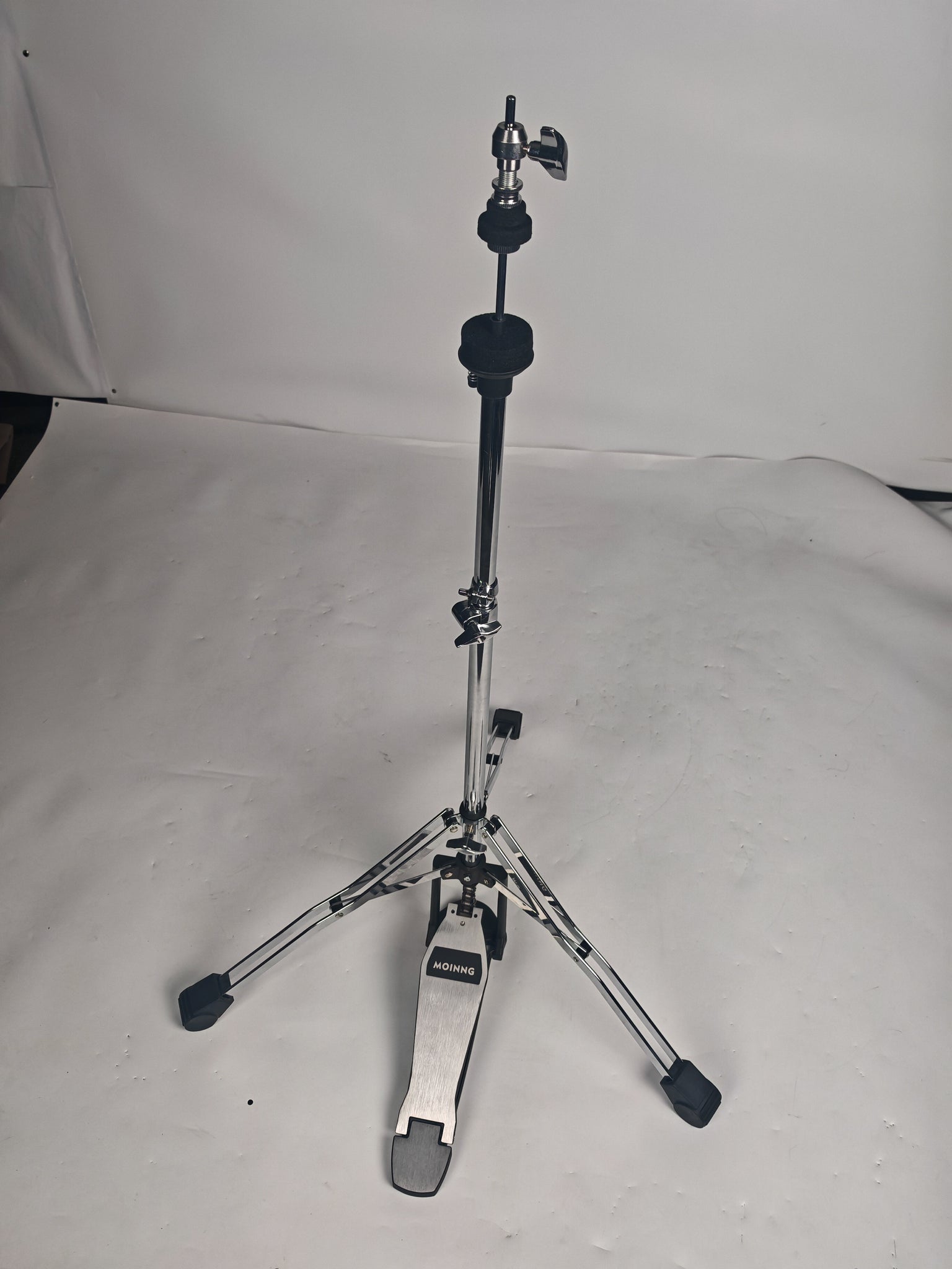 MOINNG musical instruments Height-adjustable metal cymbal stand, silver