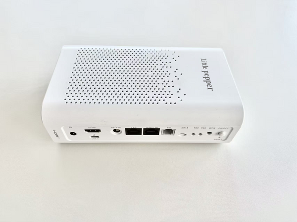 Little pepper Conputer peripheral White Network Router with HDMI, Ethernet Ports, Ventilated Design