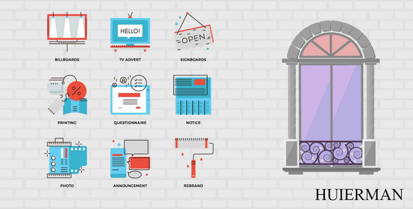 HUIERMAN Layout services for advertising purposes