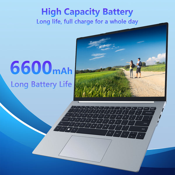 Little pepper computerS 14 Inch Laptop, 1920x1200 IPS Display, 16:10 Golden Ratio Screen, Ultra-Slim 0.55 Inch, Metal Body