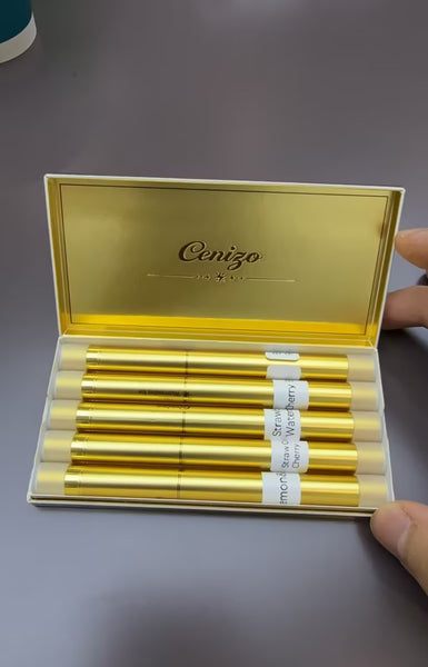 CENIZO Electric cigarettes [electronic cigarettes] Rechargeable electronic cigarette starter kit, with an integrated design, portable and easy to use