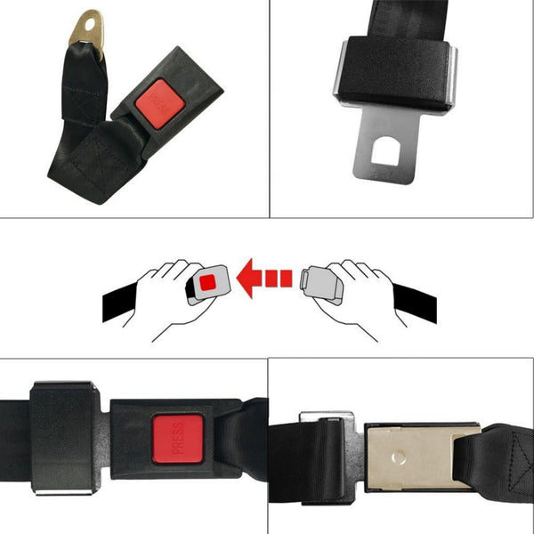 ZonCar Safety belts for vehicle seats Durable car seat belts, universal design