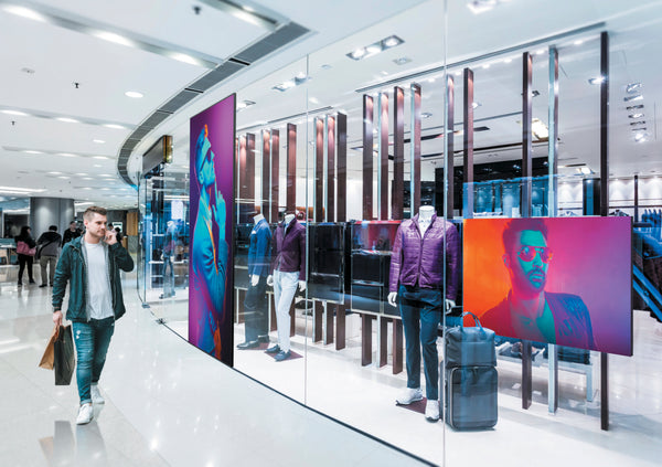 PulseSense  Retail shop window display arrangement services