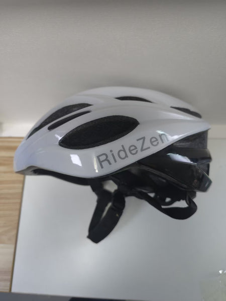 RideZen riding helmets Premium Cycling Helmet for Road and Mountain Biking, White and Black