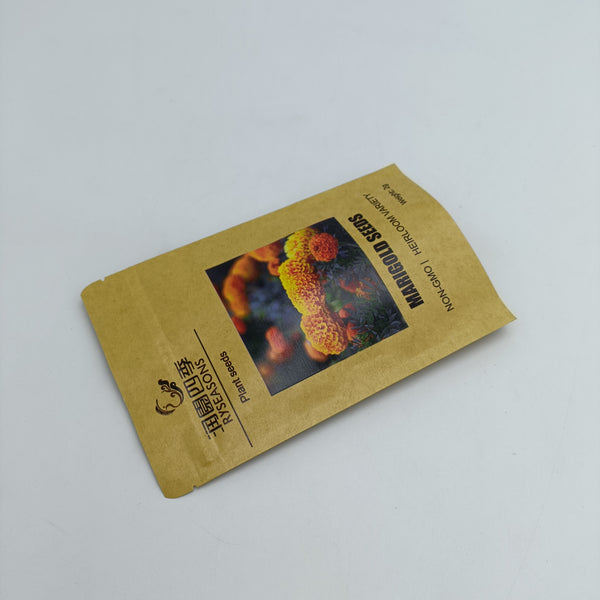 RYSEASONS Plant seeds Orange Marigold Seeds, Non-GMO Heirloom Seed