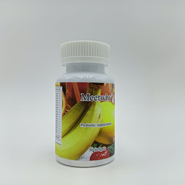 Meetwhy Probiotic supplements Multi-strain formula probiotic supplements, 50 soft capsules