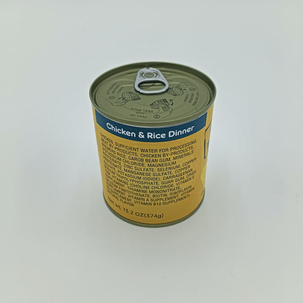 Peoky Keep Canned foodstuffs for dogs Chicken & Rice Dog Food, Complete & Balanced Wet Food, 13.2 oz