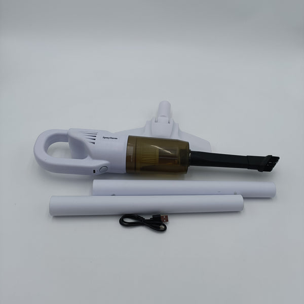 SprayHaven Electric vacuum cleaners Cordless Handheld Vacuum Cleaner, Multiple Attachments, White