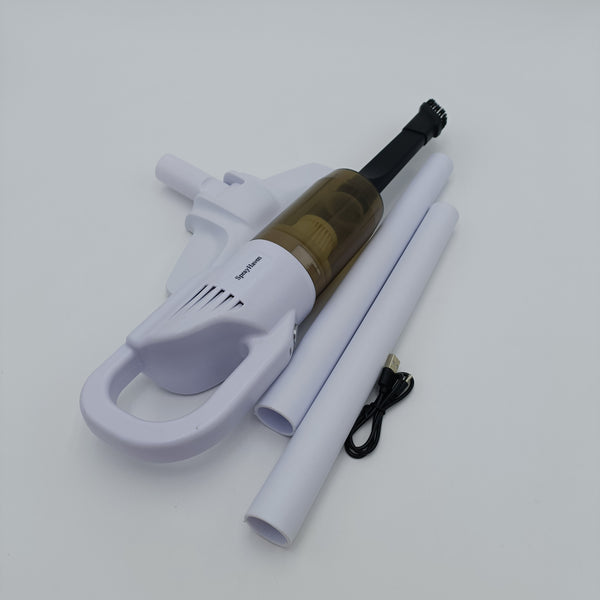 SprayHaven Electric vacuum cleaners Cordless Handheld Vacuum Cleaner, Multiple Attachments, White