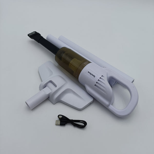 SprayHaven Electric vacuum cleaners Cordless Handheld Vacuum Cleaner, Multiple Attachments, White