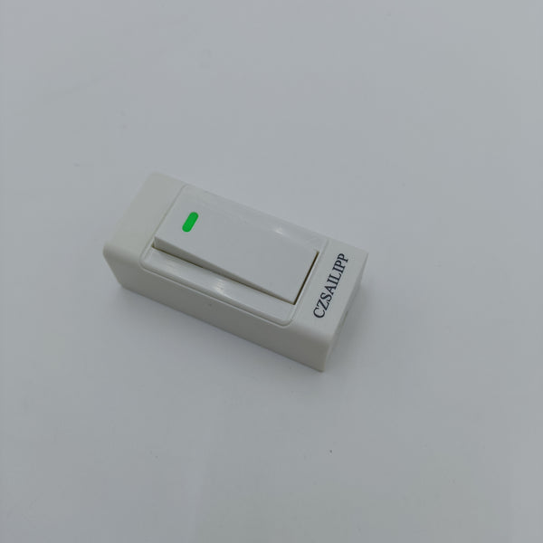 CZSAILIPP Light switches Easy to install the white light switch, ABS plastic