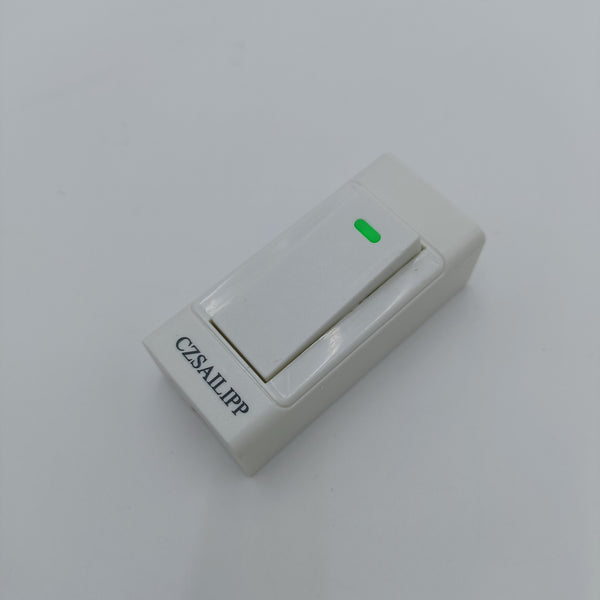 CZSAILIPP Light switches Easy to install the white light switch, ABS plastic