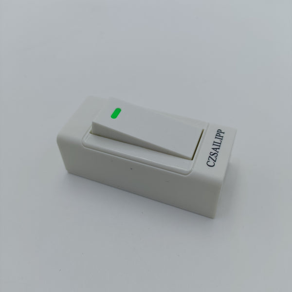 CZSAILIPP Light switches Easy to install the white light switch, ABS plastic
