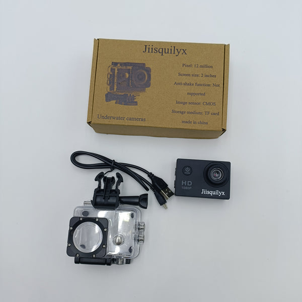 Jiisquilyx Underwater cameras HD 1080P Underwater Digital Camera, 12MP, 2-inch Screen