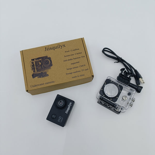 Jiisquilyx Underwater cameras HD 1080P Underwater Digital Camera, 12MP, 2-inch Screen