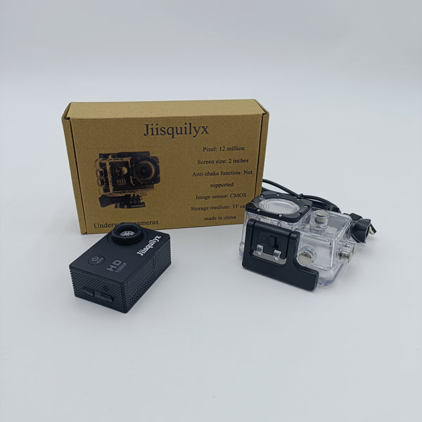 Jiisquilyx Underwater cameras HD 1080P Underwater Digital Camera, 12MP, 2-inch Screen