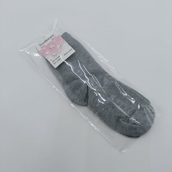 Soothware Socks Breathable and comfortable cotton blend socks for adults, grey