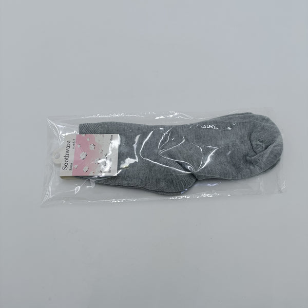 Soothware Socks Breathable and comfortable cotton blend socks for adults, grey
