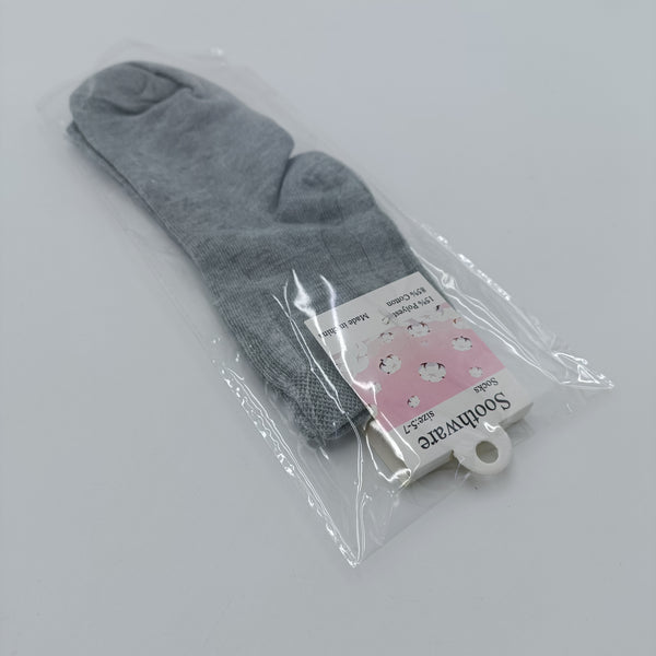Soothware Socks Breathable and comfortable cotton blend socks for adults, grey
