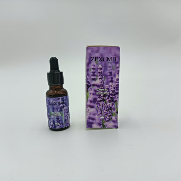 ZEXCMB Medicated massage oils 80ml Lavender medicinal Massage oil for home and professional massage