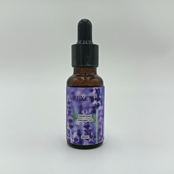 ZEXCMB Medicated massage oils 80ml Lavender medicinal Massage oil for home and professional massage