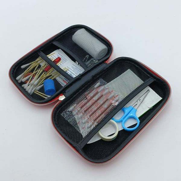 First aid kits Compact and Portable Red Hard Shell First Aid Kit Case