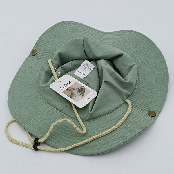 Ausbauta Hats Breathable and comfortable sun hat for outdoor activities, green