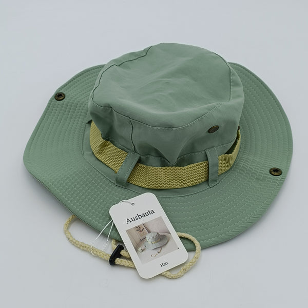 Ausbauta Hats Breathable and comfortable sun hat for outdoor activities, green
