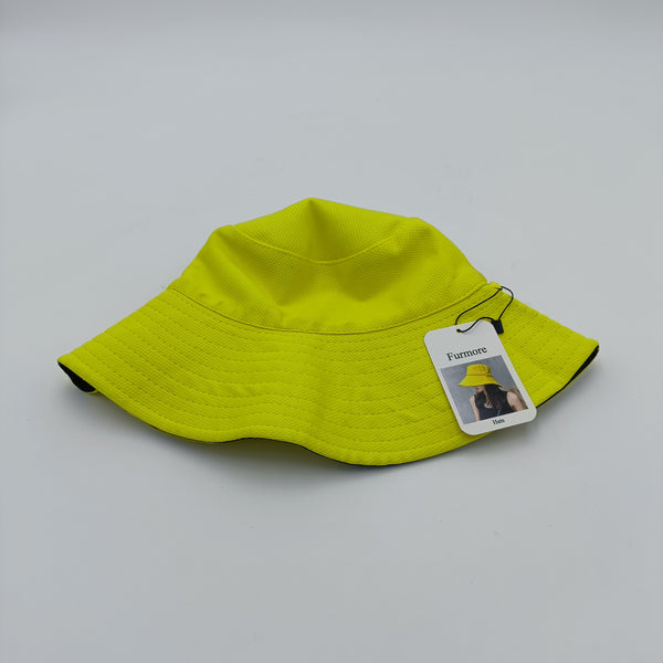 Furmore Hats Lightweight Yellow Bucket Hat for Adults, Outdoor Sun Protection