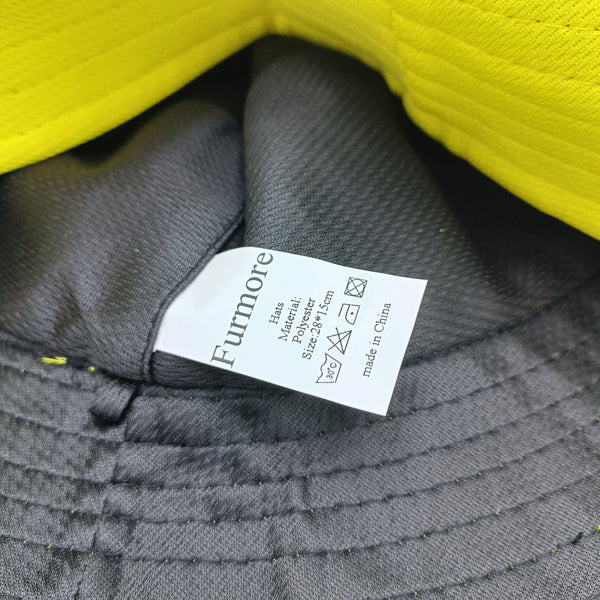 Furmore Hats Lightweight Yellow Bucket Hat for Adults, Outdoor Sun Protection
