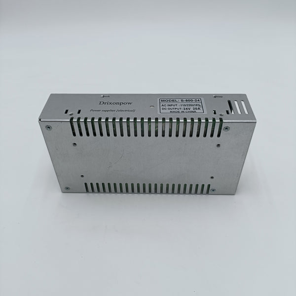 Drixonpow Power supplies [electrical] 24V 20A DC Output Power Supply, AC 110V/220V Input, Aluminum Housing