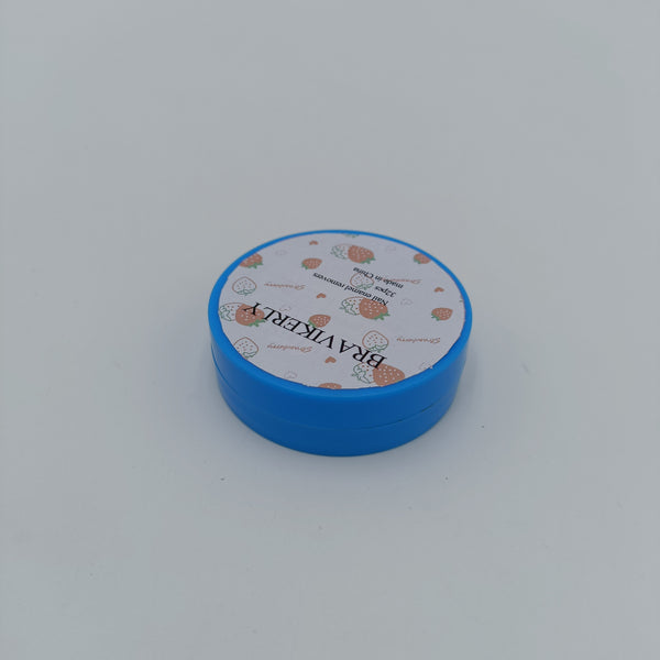 BRAVIKERLY Nail enamel removers Professional Nail Polish Remover, 32Pcs, Blue Container